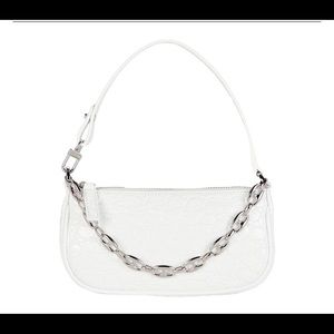 BY FAR Mini Rachel pure white NWT